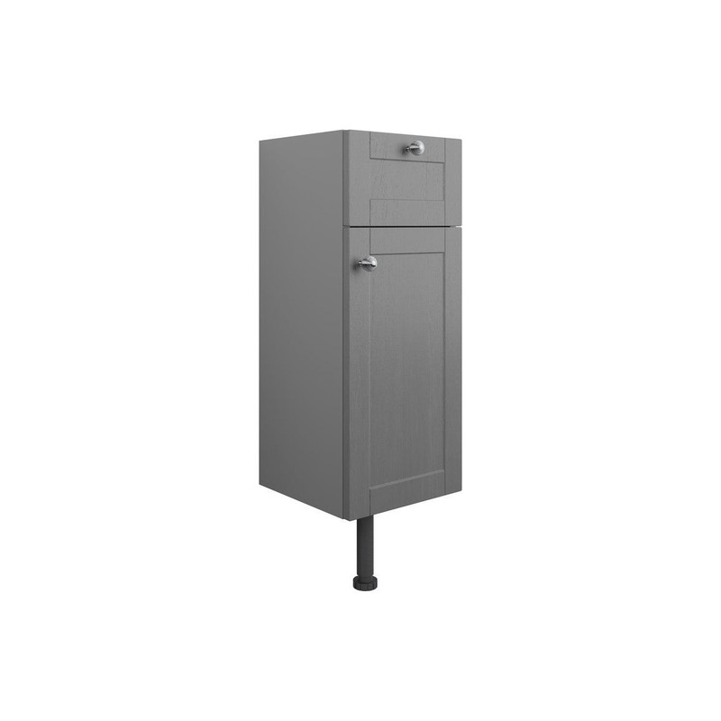 Berry 300mm 1 Drawer, 1 Door Base Unit – Grey Ash