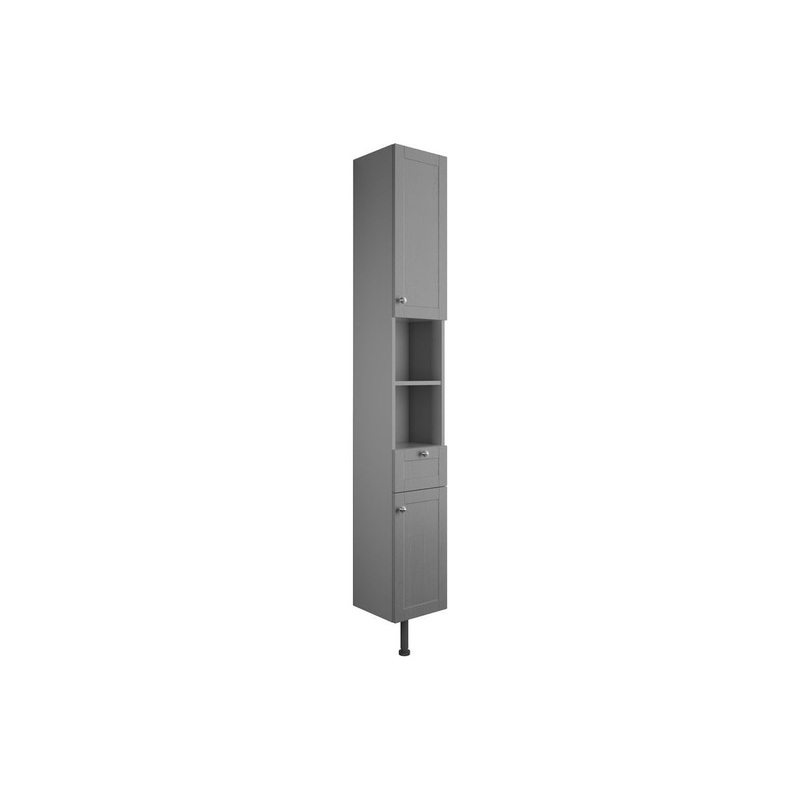 Berry 300mm 2 Door Tall Unit – Grey Ash