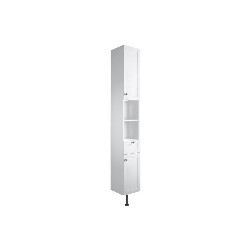 Berry 300mm 2 Door Tall Unit – Satin White Ash