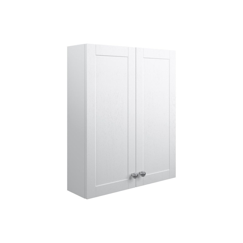 Berry 600mm 2 Door Wall Unit – Satin White Ash