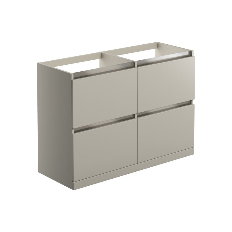 Conifer 1200mm Floor Standing Basin Unit Run (No Top) – Latte