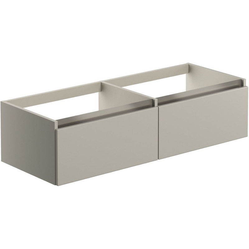 Conifer 1200mm Wall Hung Basin Unit Run (No Top) – Latte