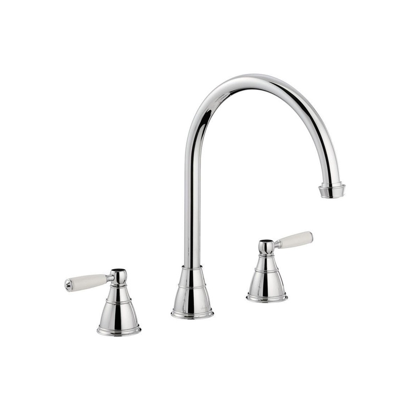 Abode Astbury 3 Part Mixer Tap – Chrome