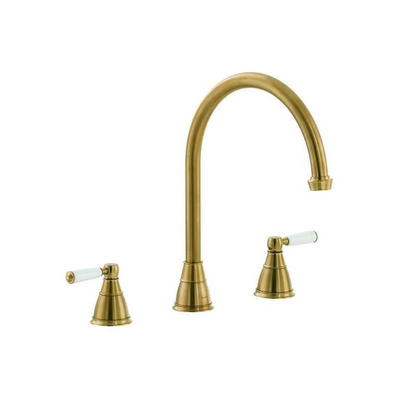 Abode Astbury 3 Part Mixer Tap – Forged Brass
