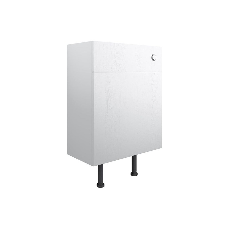 Berry 500mm WC Unit – Satin White Ash