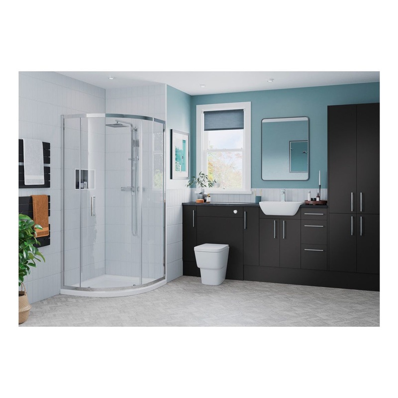 Cedar 2200x330mm Tall End Panel – Matt Graphite Grey