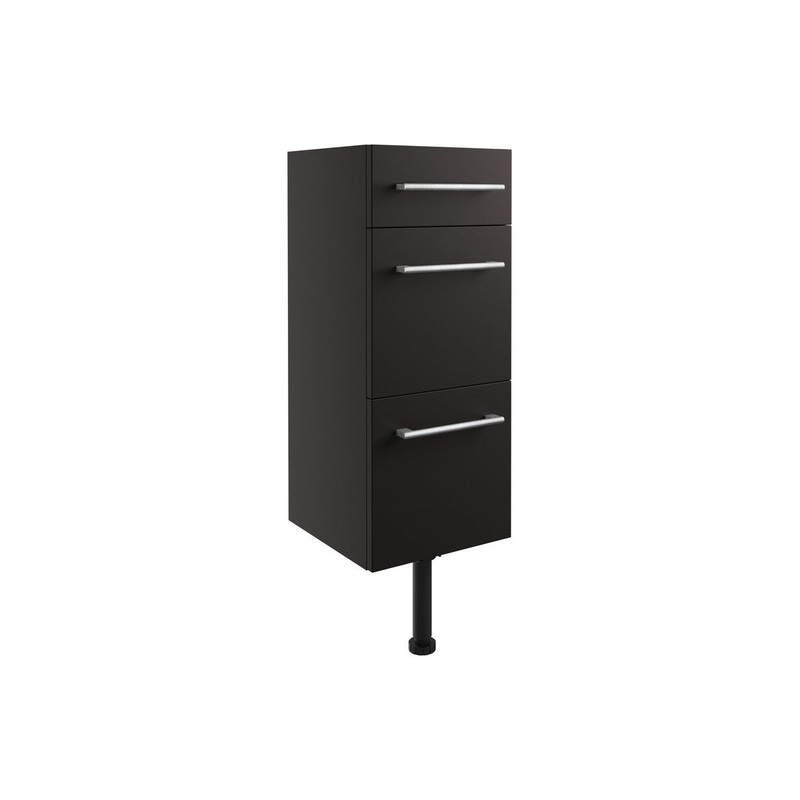 Cedar 300mm 3 Drawer Unit – Matt Graphite Grey