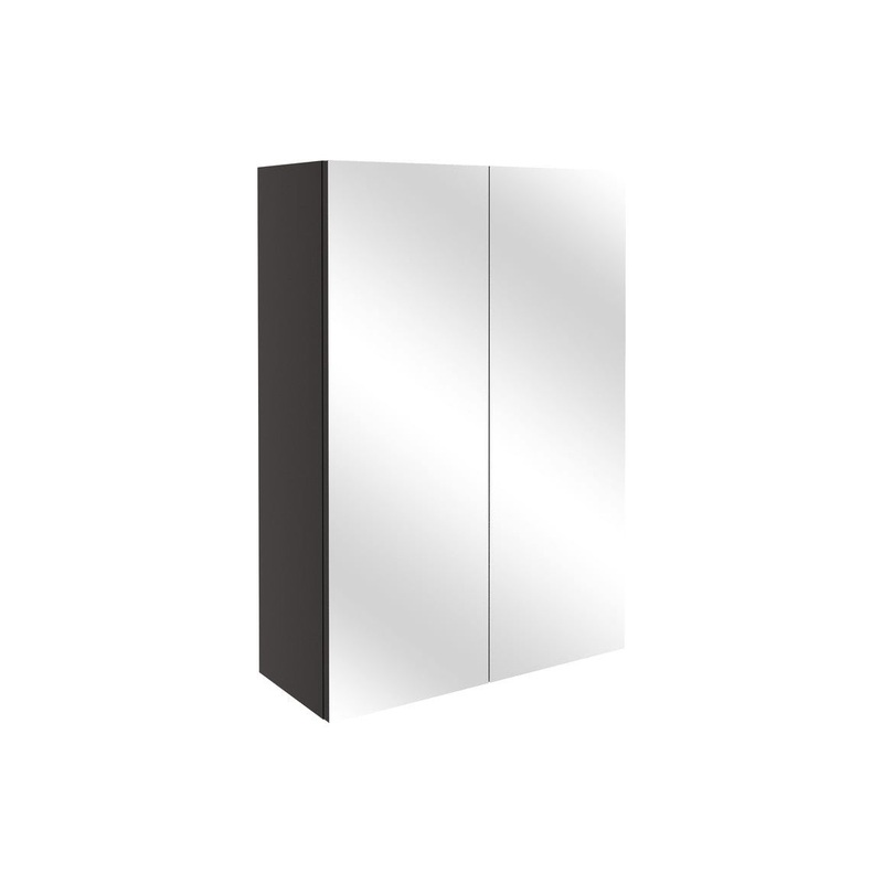Cedar 500mm Mirrored Unit – Matt Graphite Grey