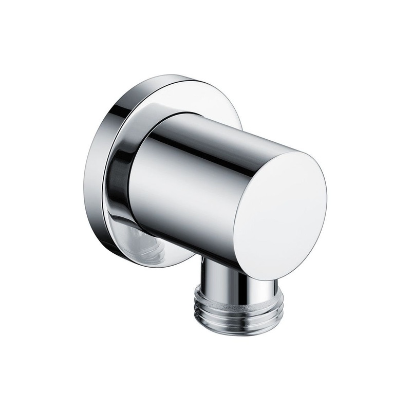 Chrome Wall Outlet Elbow – Round