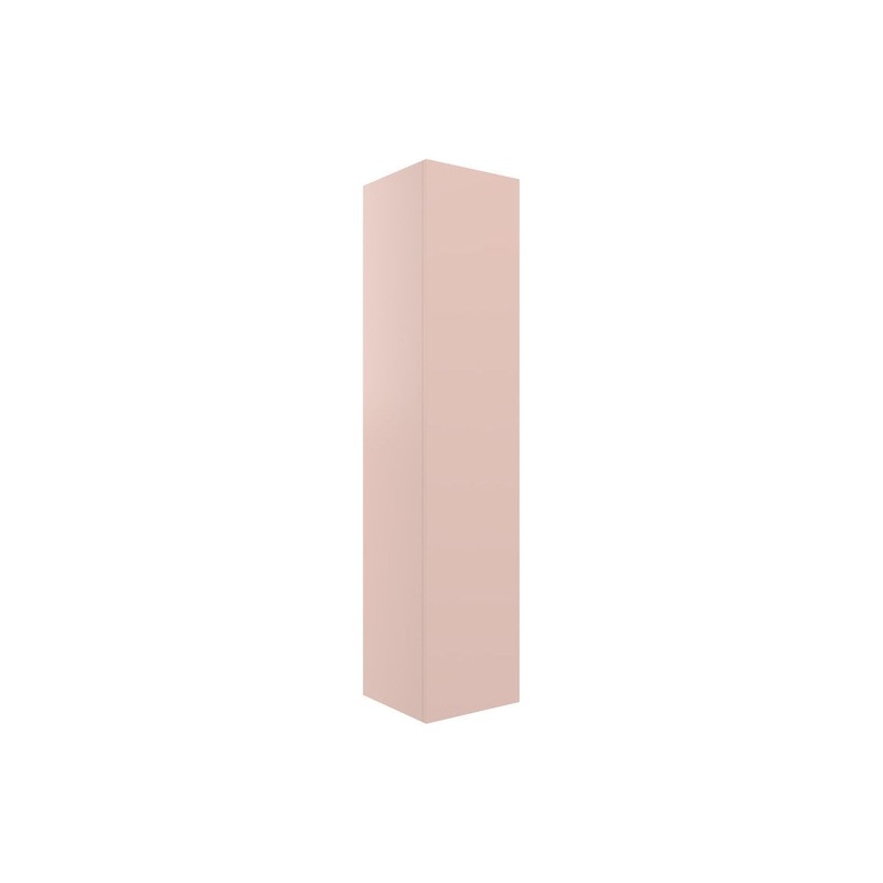 Glen 350mm Wall Hung 1 Door Tall Unit – Matt Antique Rose