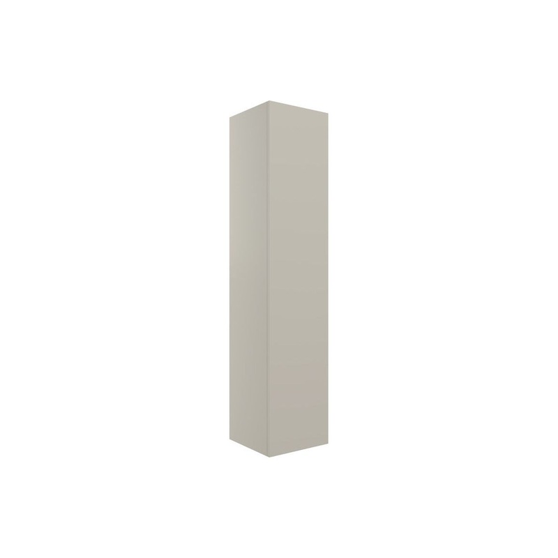 Glen 350mm Wall Hung 1 Door Tall Unit – Matt Latte