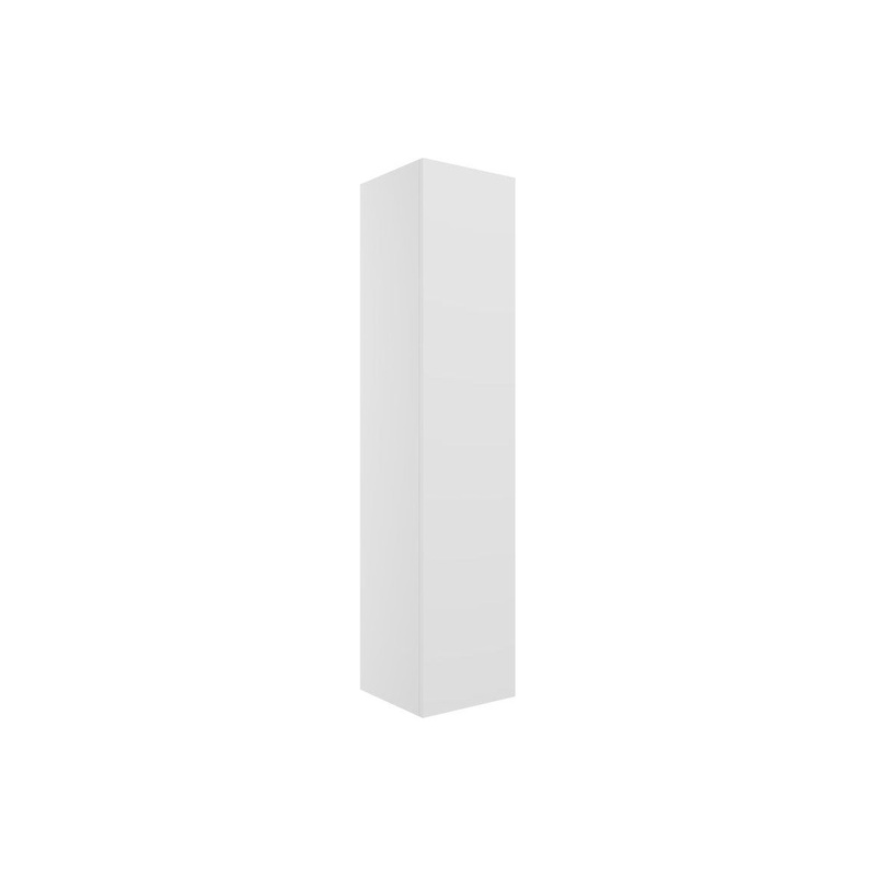 Glen 350mm Wall Hung 1 Door Tall Unit – Matt White