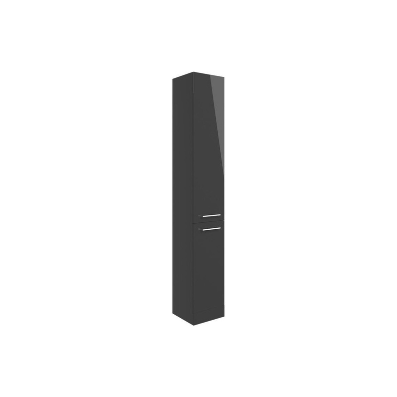 Grove 350mm Floor Standing 2 Door Tall Unit – Anthracite Gloss