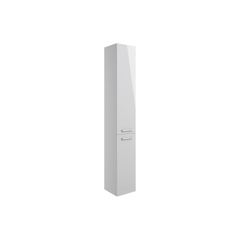 Grove 350mm Floor Standing 2 Door Tall Unit – Grey Gloss