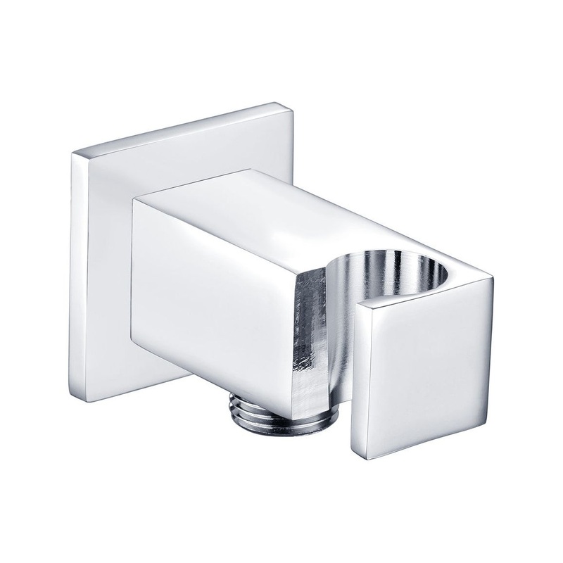 Handset Wall Bracket w/Wall Outlet – Square