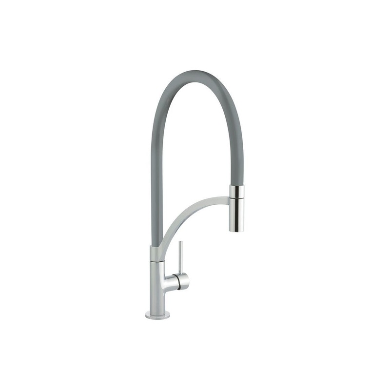 Prima+ Swan Neck Single Lever Mixer Tap w/Pull Out – Gun Metal
