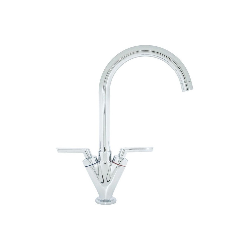 Prima V Shape Dual Lever Mixer Tap – Chrome