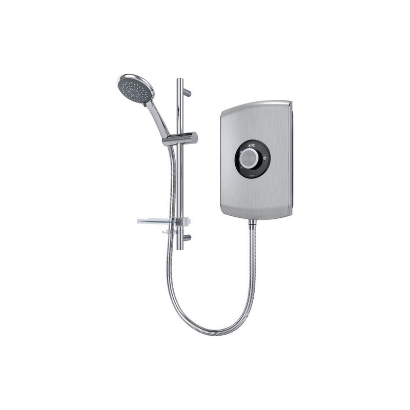 Triton Amore 8.5kW Electric Shower – Brushed Steel