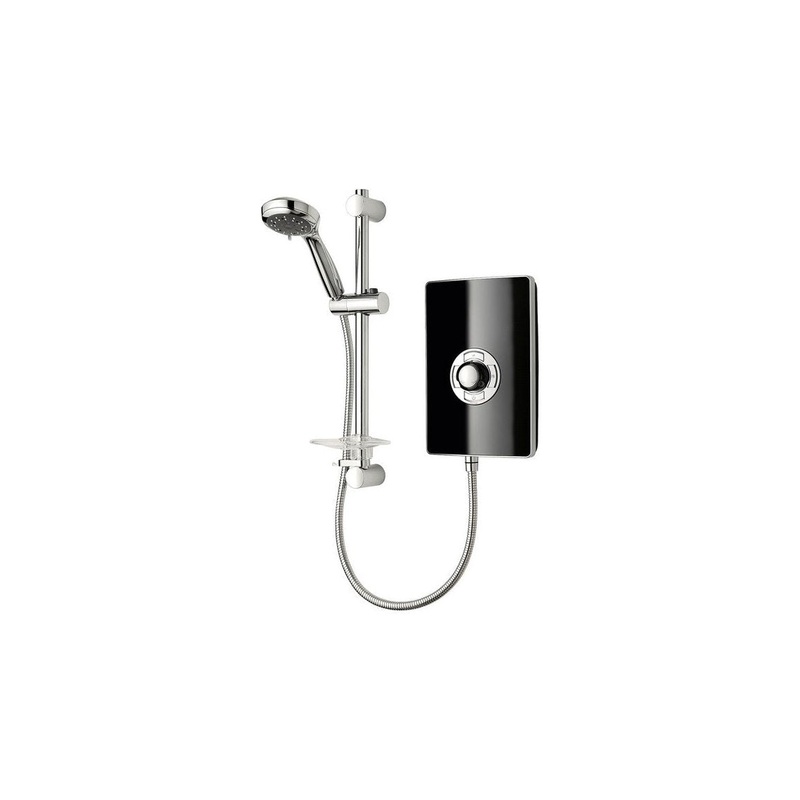 Triton Aspirante 8.5kW Contemporary Electric Shower – Black Gloss