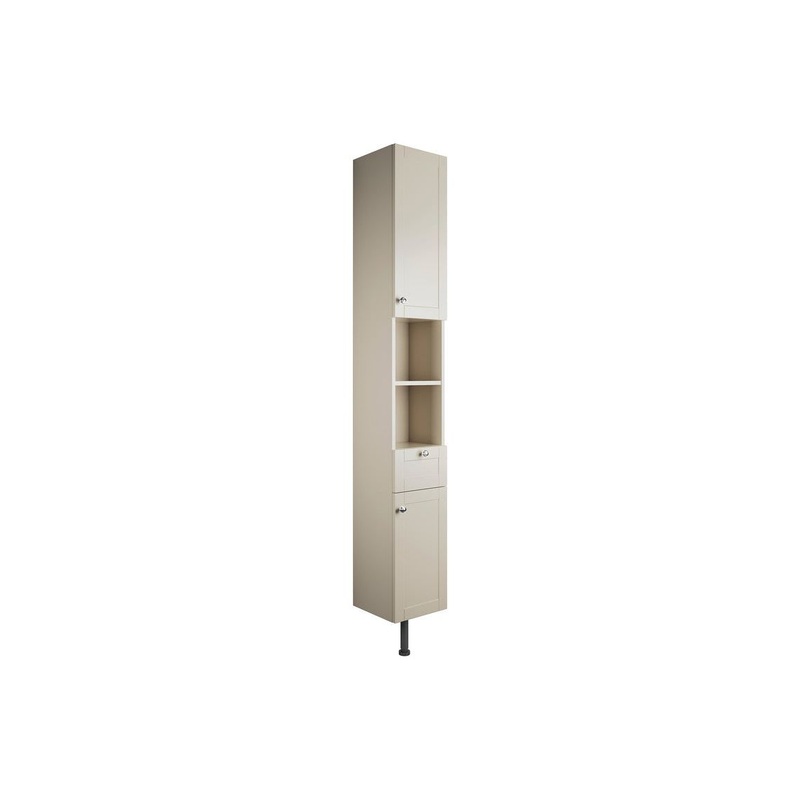 Berry 300mm 2 Door Tall Unit – Matt Latte