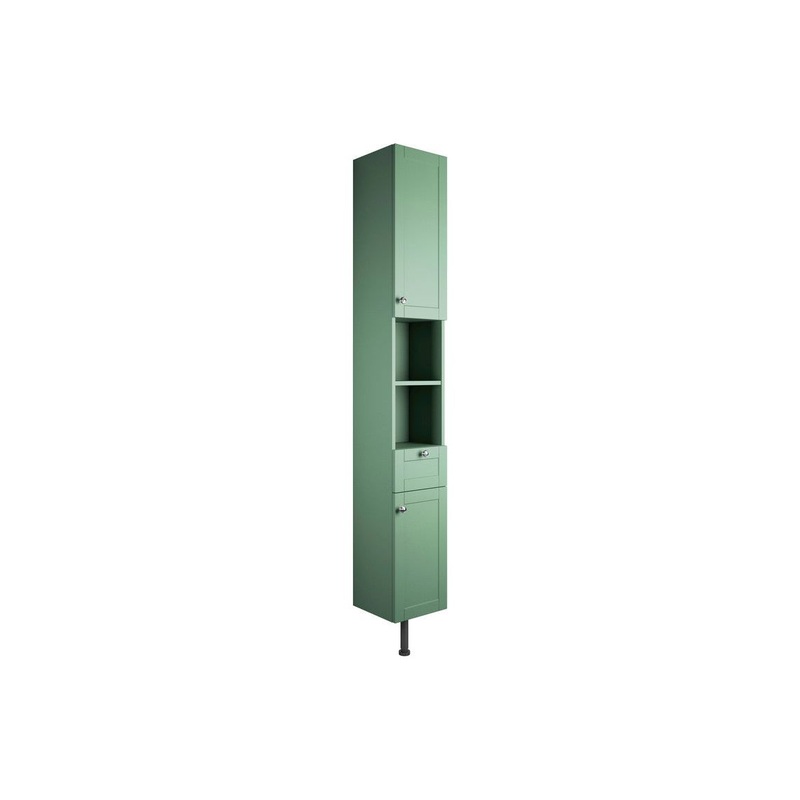 Berry 300mm 2 Door Tall Unit – Matt Sage Green