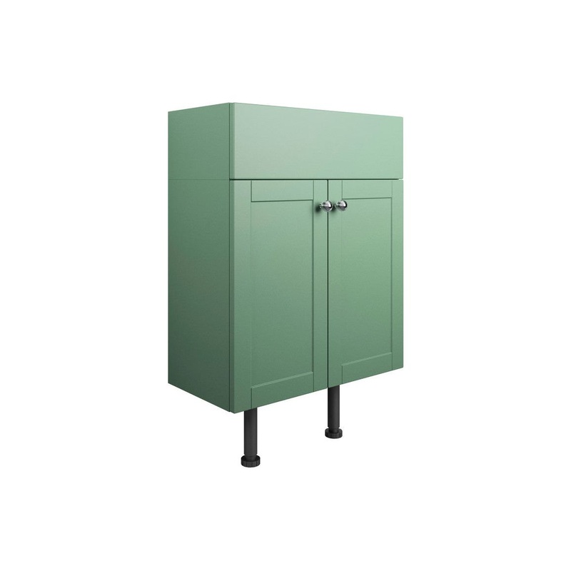 Berry 500mm 2 Door Basin Unit – Matt Sage Green