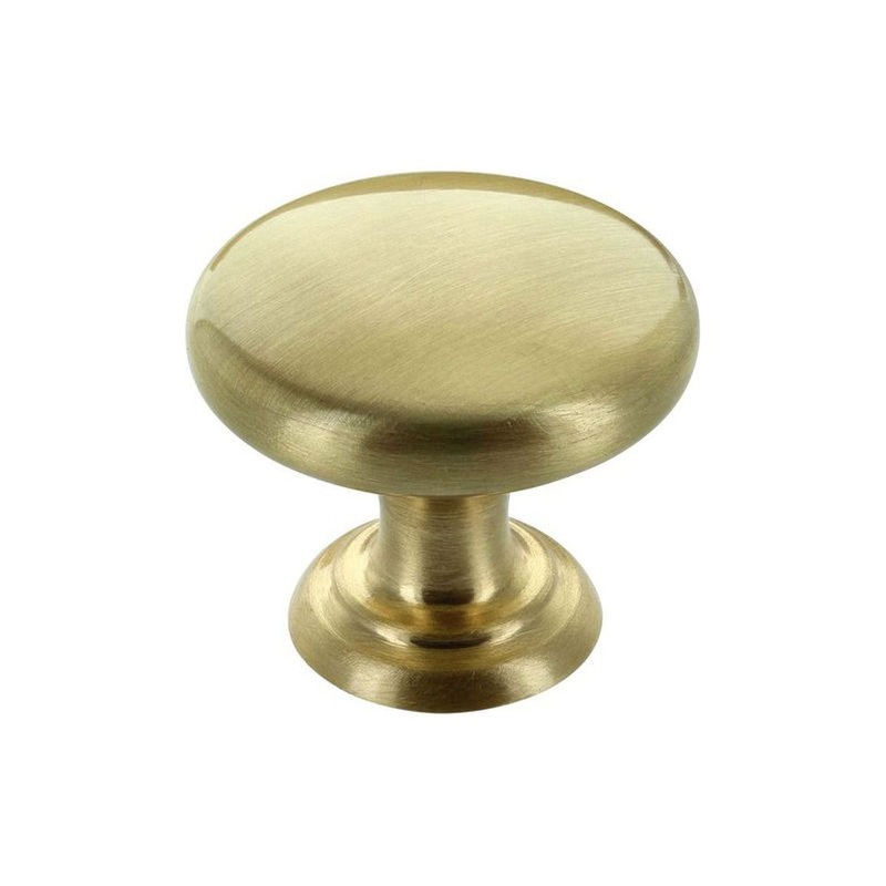Brushed Brass Door Knob (Single)