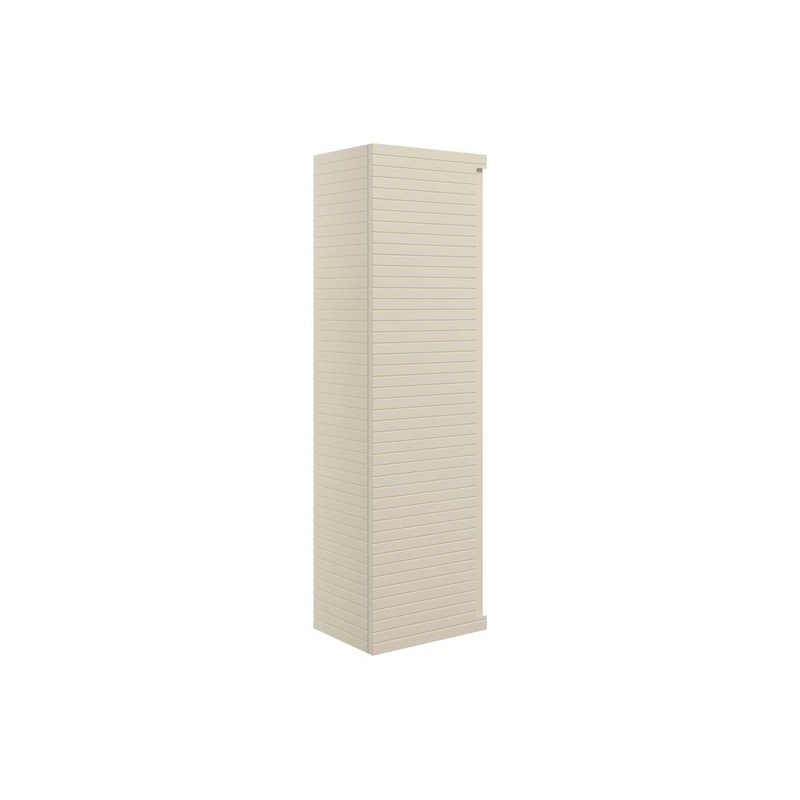 Chestnut 350mm Wall Hung 1 Door Tall Unit – Matt Cotton
