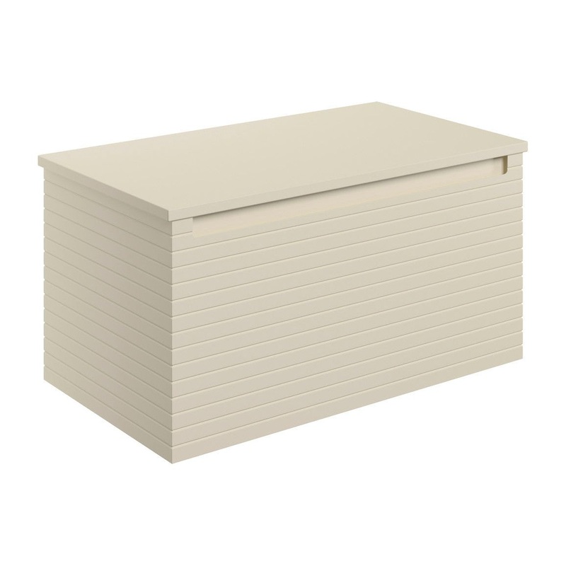 Chestnut 800mm Wall Hung 1 Drawer Basin Unit & Worktop – Matt Cotton