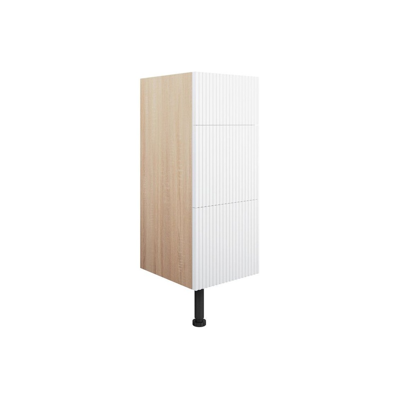 Garcia 300mm 3 Drawer Base Unit – Matt White