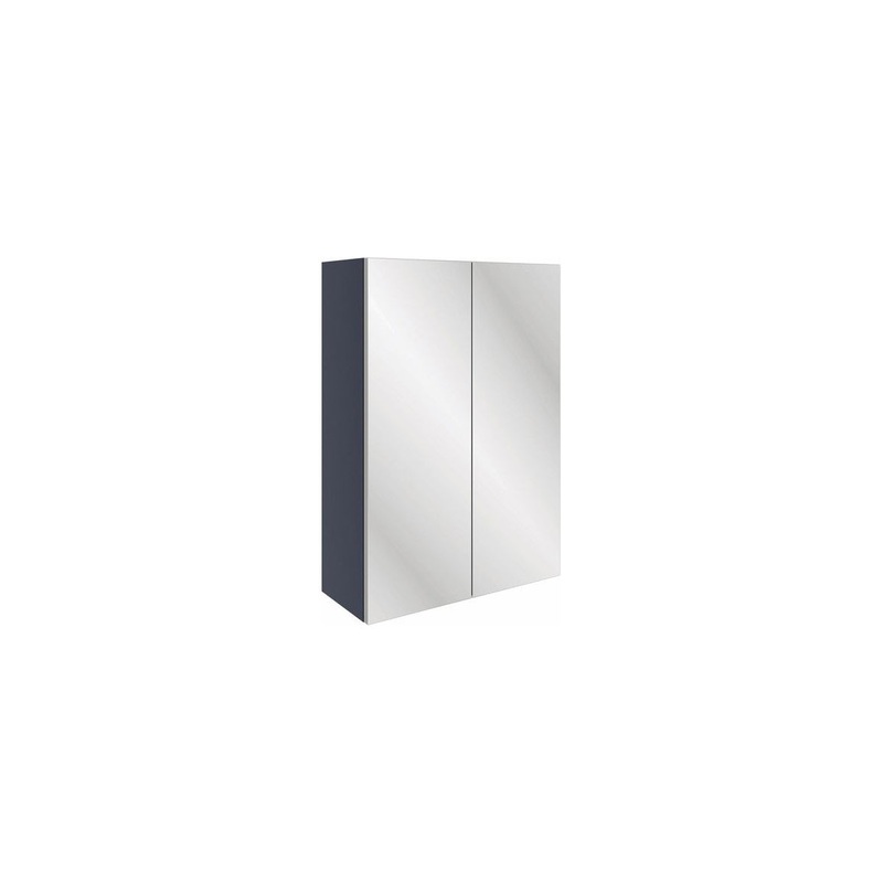 Garrett 600mm Mirrored Wall Unit – Matt Indigo Blue