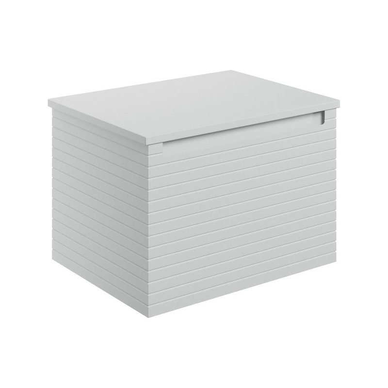 Chestnut 600mm Wall Hung 1 Drawer Basin Unit & Worktop – Matt Mineral Grey