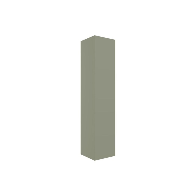 Glen 350mm Wall Hung 1 Door Tall Unit – Matt Olive Green
