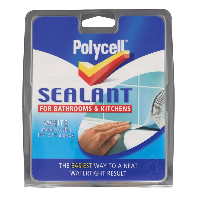 Polycell Sealant Strip Bathroom & Kitchen – White