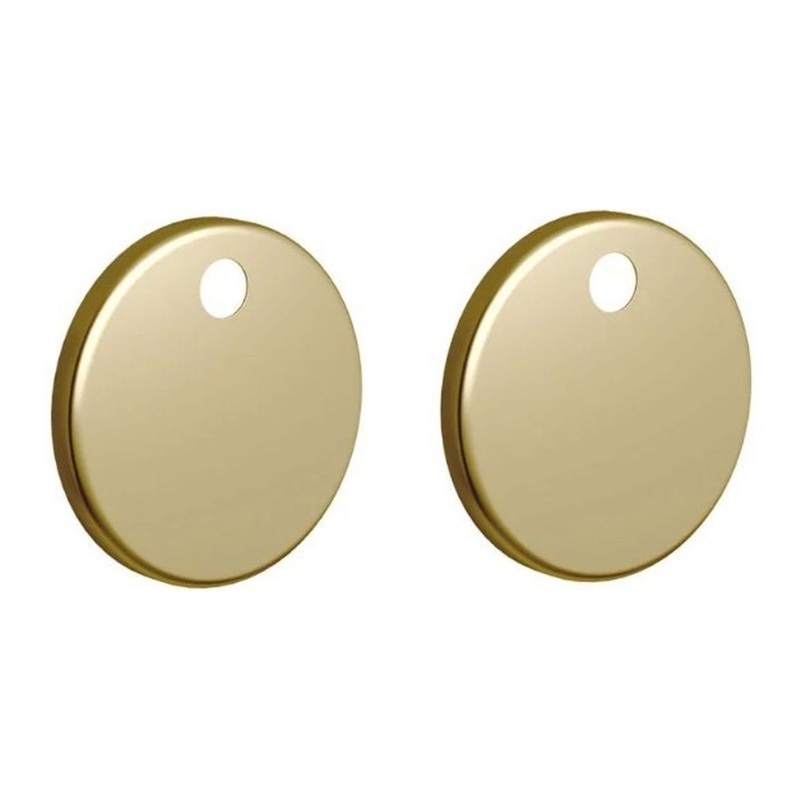 Toilet Seat Cover Caps – Brushed Brass