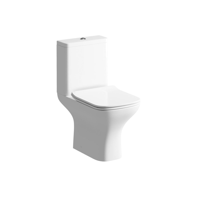 Awka Rimless Comfort Height Close Coupled Open Back WC