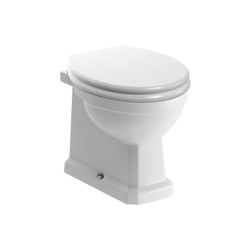 Bonny Back To Wall WC|Satin White Seat|Satin White Seat (Brass Finish)|Standard Seat|Standard Seat (Brass Finish)