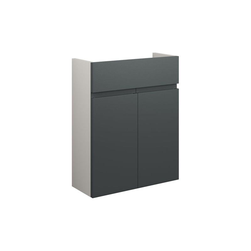 Camil 500mm Slim Basin Unit – Matt Graphite Grey