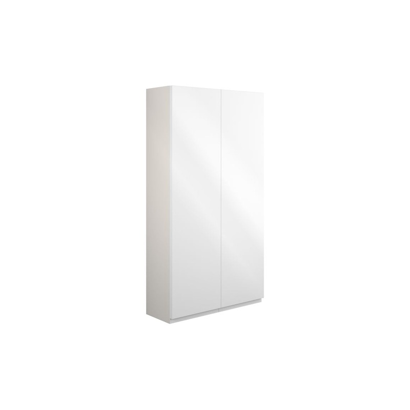 Camil 600mm Slim 2 Door Storage Unit – White Gloss