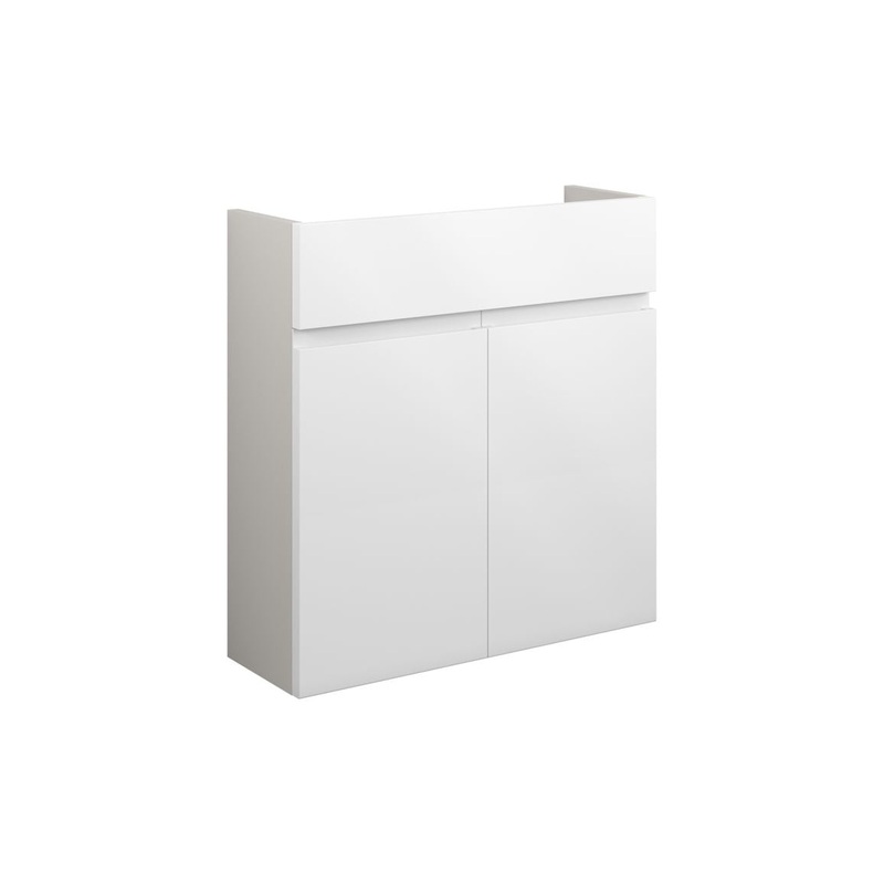 Camil 600mm Slim Basin Unit – White Gloss