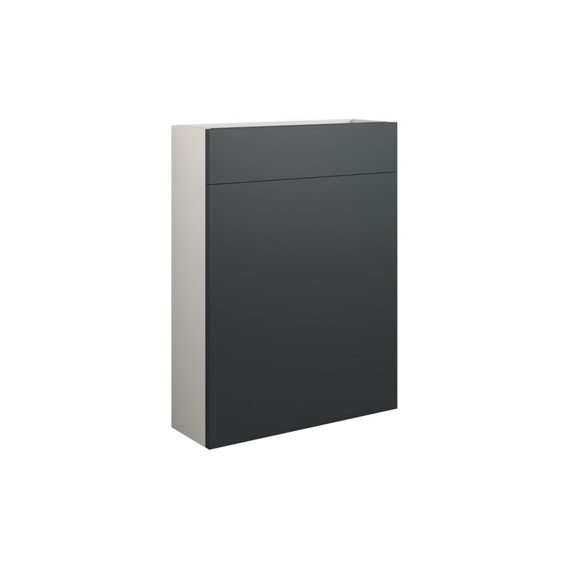 Camil 600mm Slim WC Unit – Matt Graphite Grey