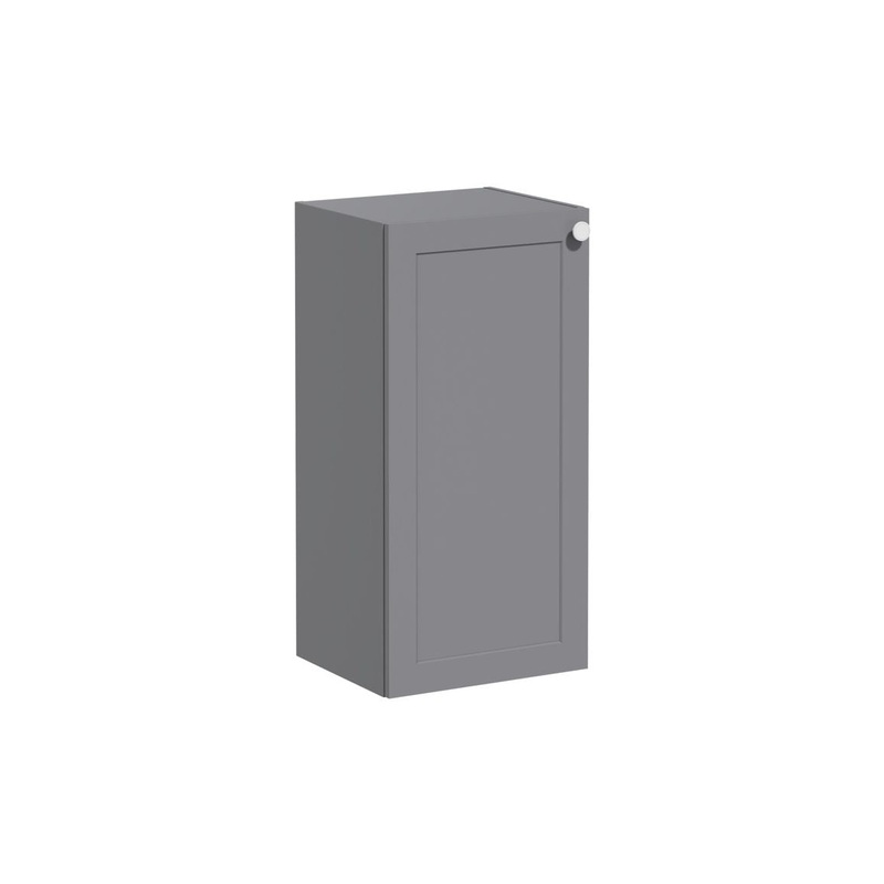 VitrA Root Classic 40cm 1 Door Lower/Base Unit (LH Hinge) – Matt Grey