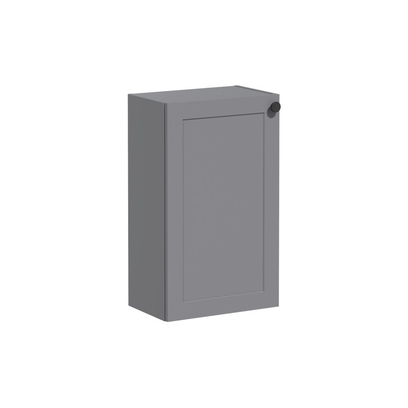 VitrA Root Classic 40cm 1 Door Slim Lower/Base Unit (LH Hinge) – Matt Grey