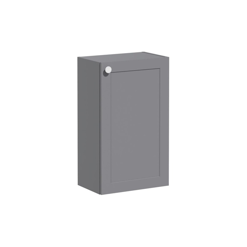 VitrA Root Classic 40cm 1 Door Slim Lower/Base Unit (RH Hinge) – Matt Grey