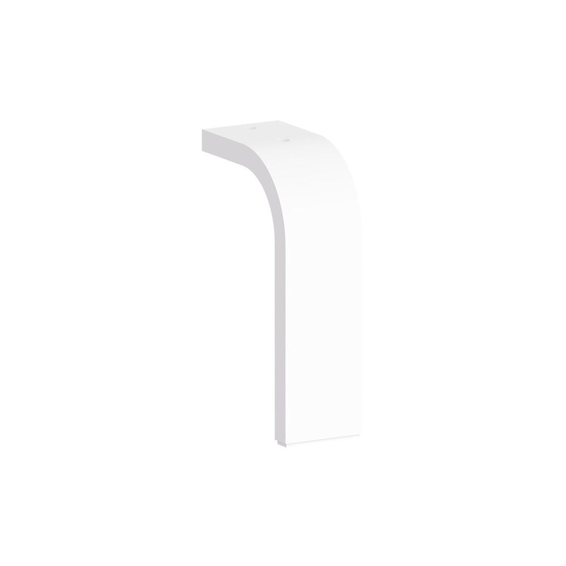 VitrA Root Flat Leg Set for 3 Drawer Units – Matt White