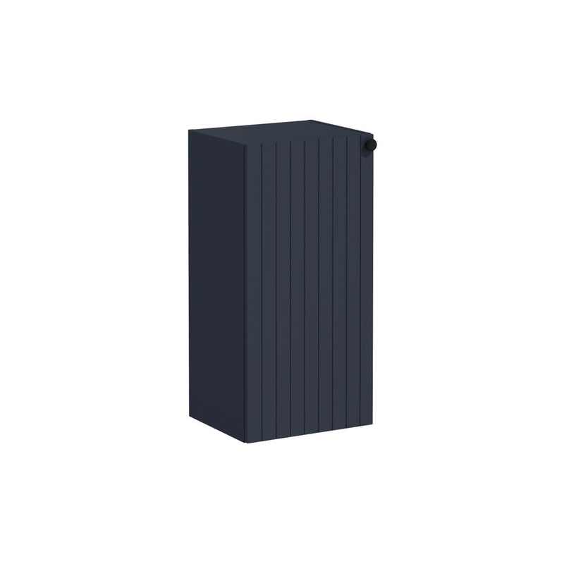 VitrA Root Groove 40cm 1 Door Lower/Base Unit (LH Hinge) – Matt Dark Blue