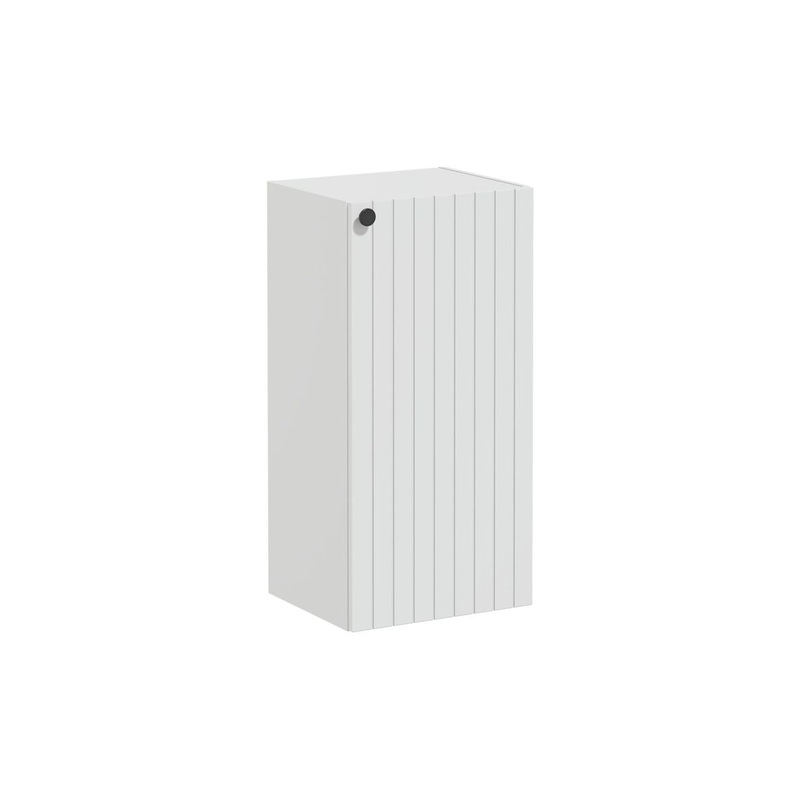 VitrA Root Groove 40cm 1 Door Lower/Base Unit (RH Hinge) – Matt Light Grey