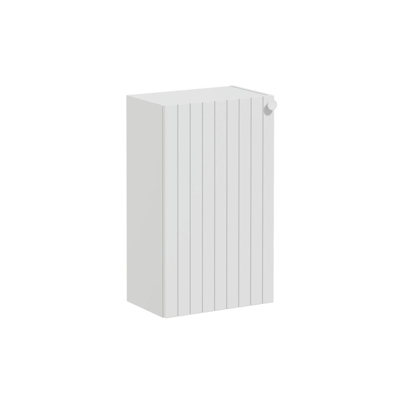 VitrA Root Groove 40cm 1 Door Slim Lower/Base Unit (LH Hinge) – Matt Light Grey