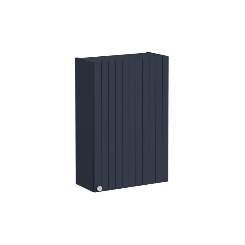 VitrA Root Groove 60cm 1 Door Upper/Wall Unit (RH Hinge) – Matt Dark Blue